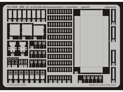  BR 52 w/ Steifrahmentender exterior 1/35 - Trumpeter - blaszki - zdjęcie 7