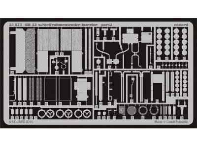  BR 52 w/ Steifrahmentender interior 1/35 - Trumpeter - blaszki - zdjęcie 3