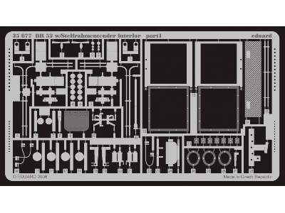  BR 52 w/ Steifrahmentender interior 1/35 - Trumpeter - blaszki - zdjęcie 5