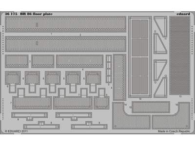  BR 86 floor plate 1/35 - Trumpeter - blaszki - zdjęcie 1