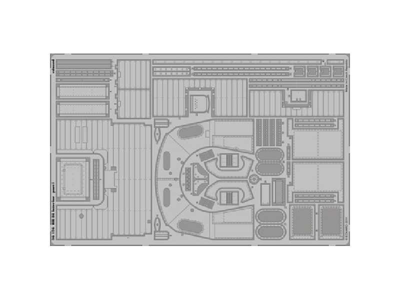  BR 86 interior 1/35 - Trumpeter - blaszki - zdjęcie 1