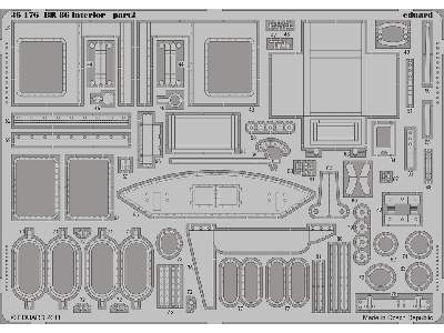  BR 86 interior 1/35 - Trumpeter - blaszki - zdjęcie 3