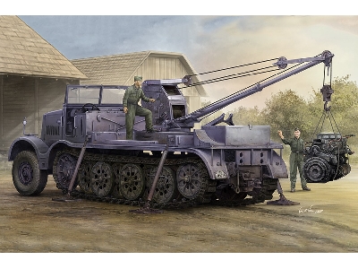 Schwerer Zugkraftwagen 18 T With 6 T Billstein-crane - Sd.Kfz.9/1 - zdjęcie 1