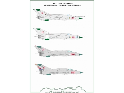 Mig-21 In Polish Service Exclusive Edition - Combo Set, Bonus Markings - zdjęcie 2