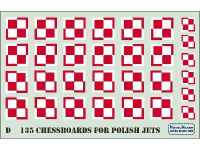 Polish Chessboards For Polish Jets Mig-21, Mig-29, Su-22, F-16 And Others - zdjęcie 1