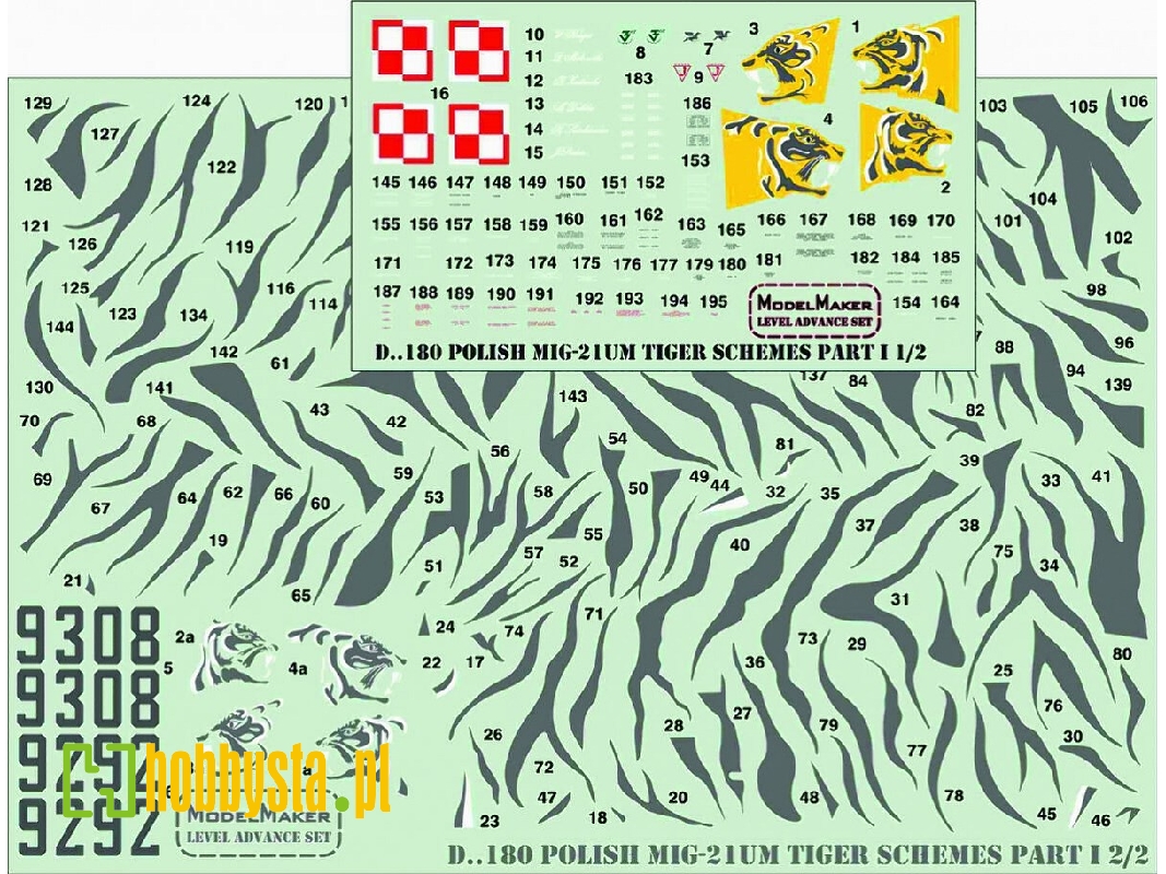 Polish Mig-21um Tiger Schemes Part I - zdjęcie 1 Polish Mig-21um Tiger Schemes Part I - zdjęcie 1