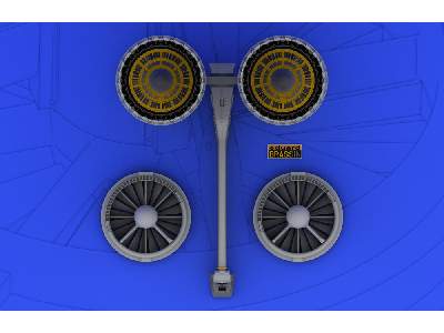  F-4 exhaust nozzles USAF early 1/32 - Tamiya - żywica i blaszki - zdjęcie 5