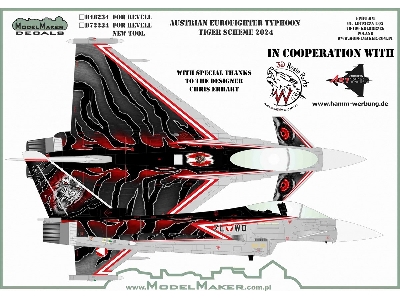 Austrian Eurofighter Typhoon Tiger Scheme 2024 - zdjęcie 2