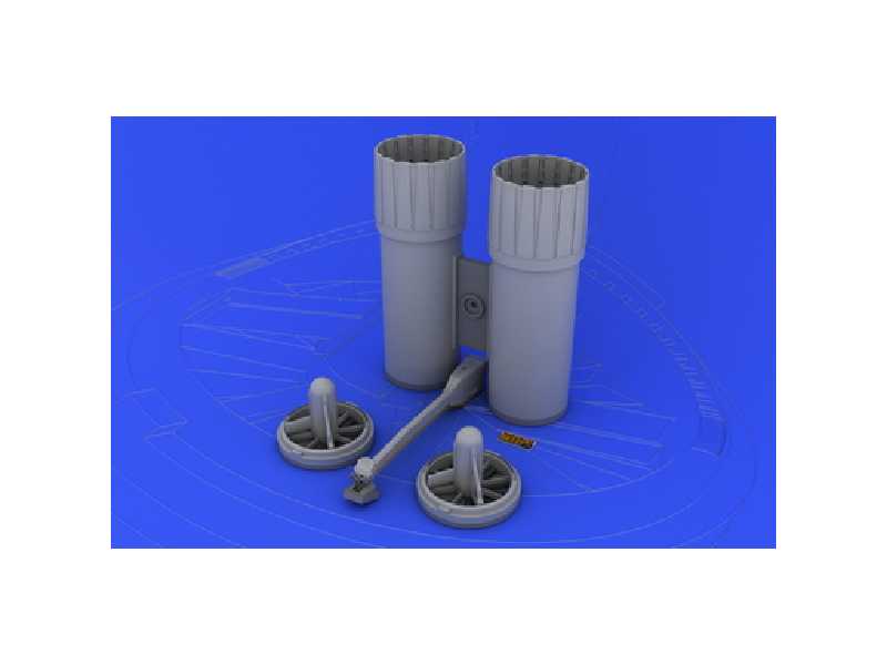F-4 exhaust nozzles USAF late 1/32 - Tamiya - żywica i blaszki - zdjęcie 1 F-4 exhaust nozzles USAF late 1/32 - Tamiya - żywica i blaszki - zdjęcie 1