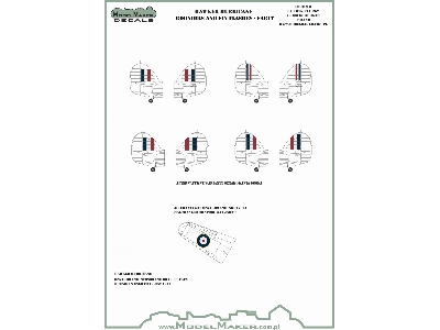 Hawker Hurricane - Roundels And Fin Flashes (Early) - zdjęcie 2