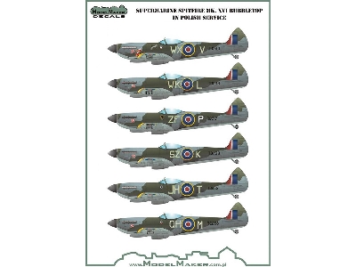 Supermarine Spitfire Mk Xvi Bubbletop In Polish Service - zdjęcie 2