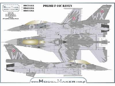 Polish F-16c - Raven - Refreshed Set - zdjęcie 2