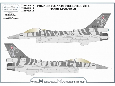 Polish F-16c Nato Tiger Meet 2015 - Tiger Demo Team - zdjęcie 3