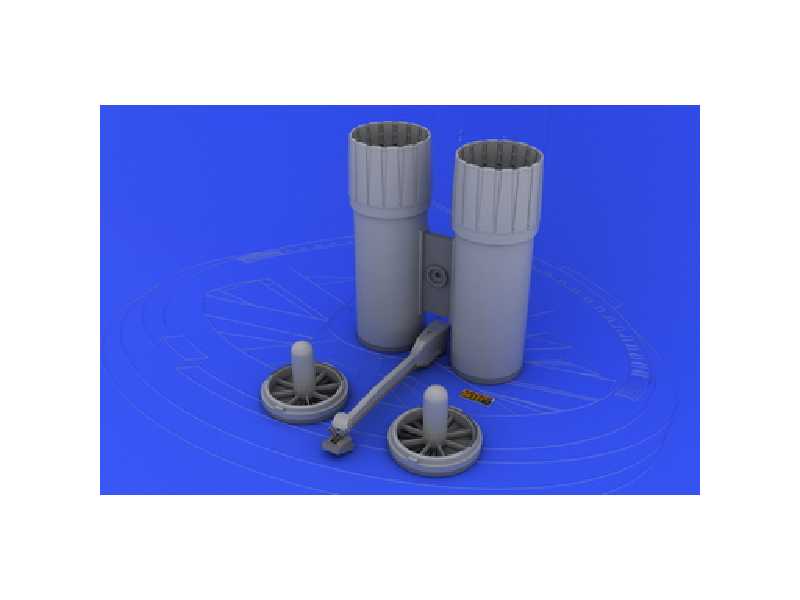 F-4 exhaust nozzles USN late 1/32 - Tamiya - żywica i blaszki - zdjęcie 1 F-4 exhaust nozzles USN late 1/32 - Tamiya - żywica i blaszki - zdjęcie 1