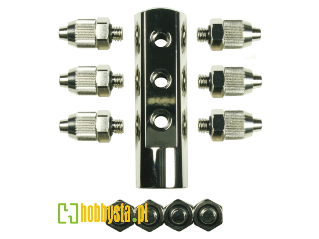 Rozdzielacz Od 2 Do 6 Wyjść 1/4" Gwint Damski - zdjęcie 1 Rozdzielacz Od 2 Do 6 Wyjść 1/4" Gwint Damski - zdjęcie 1