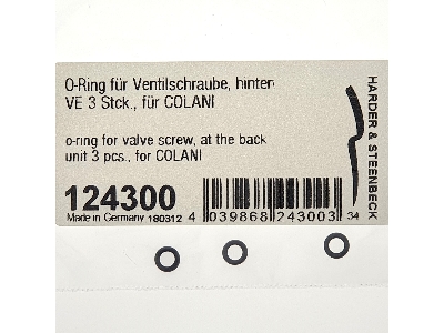 Colani O-ring śruby Zaworu - zdjęcie 1