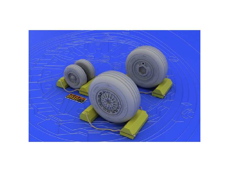 F-4C/ D/E/ F/G wheels 1/32 - Tamiya - żywica i blaszki - zdjęcie 1 F-4C/ D/E/ F/G wheels 1/32 - Tamiya - żywica i blaszki - zdjęcie 1