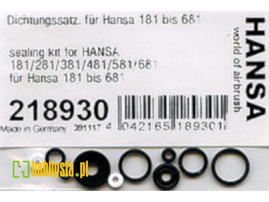 Uszczelki Komplet Do Wszystkich Modeli Hansa - zdjęcie 1