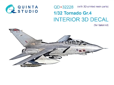 Panavia Tornado Gr.4 - Interior 3d Decal With 3d-printed Resin Parts (For Italeri Kits) - zdjęcie 2