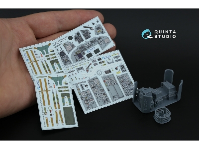 Panavia Tornado Ids German Version - Interior 3d Decal With 3d-printed Resin Parts (For Italeri Kits) - zdjęcie 3