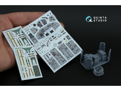 Panavia Tornado Ecr German Version - Interior 3d Decal With 3d-printed Resin Parts (For Italeri Kits) - zdjęcie 3