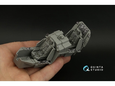 Boeing Ah-64 D Apache - Interior 3d Decal With 3d-printed Resin Parts (For Takom Kits) - zdjęcie 1