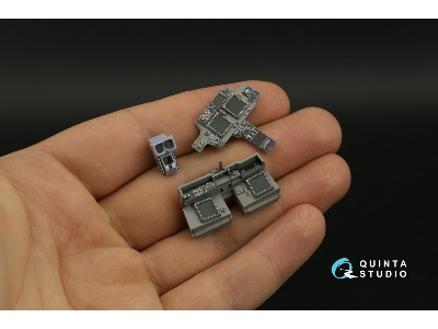 Boeing Ah-64 D Apache - Interior 3d Decal With 3d-printed Resin Parts (For Takom Kits) - zdjęcie 9