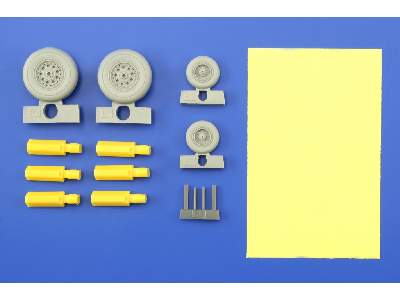  F-4J/ S wheels 1/32 - Tamiya - żywica i blaszki - zdjęcie 6