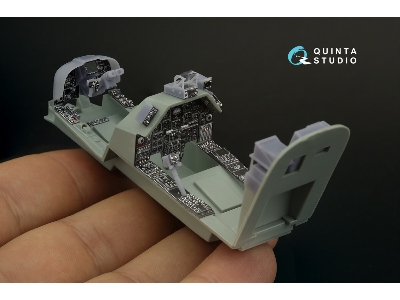Bell Ah-1 W - Interior 3d Decal With 3d-printed Resin Parts (For Academy Kits) - zdjęcie 11
