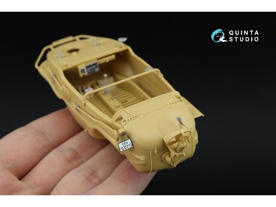 Schwimmwagen Type 166 - 3d-printed & Coloured Interior On Decal Paper With 3d-printed Resin Parts (For Tamiya Kits) - zdjęcie 1