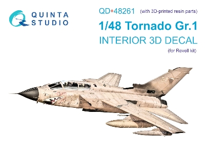 Panavia Tornado Gr.1 Interior - Interior 3d Decal With 3d-printed Resin Parts (For Revell Kits) - zdjęcie 2