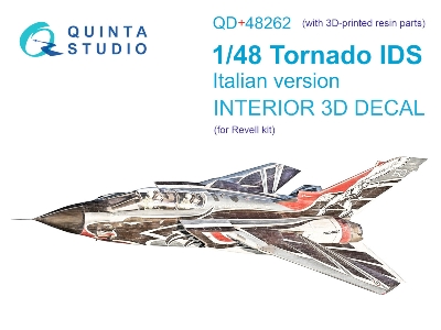 Panavia Tornado Ids Italian Version - Interior 3d Decal With 3d-printed Resin Parts (For Revell Kits) - zdjęcie 2