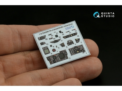 Mcdonnell Douglas F-4 G Early (Without Dmas) - Interior 3d Decal With 3d-printed Resin Parts (For Meng Kits) - zdjęcie 6