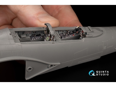 Mcdonnell Douglas F-4 G Late (With Dmas) - Interior 3d Decal With 3d-printed Resin Parts (For Meng Kits) - zdjęcie 13