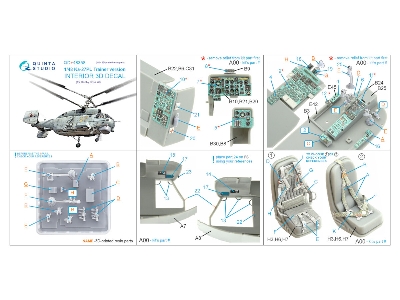 Kamov Ka-27pl Trainer Version - Interior 3d Decal With 3d-printed Resin Parts (For Hobby Boss Kits) - zdjęcie 14