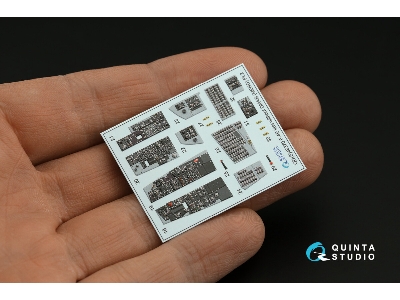 Mcdonnell Douglas F-4 E Late (Without Dmas)  - Interior 3d Decal With 3d-printed Resin Parts (For Meng Kits) - zdjęcie 4