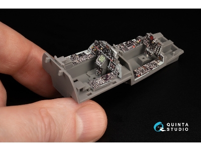 Mcdonnell Douglas F-4 E Late (Without Dmas)  - Interior 3d Decal With 3d-printed Resin Parts (For Meng Kits) - zdjęcie 11