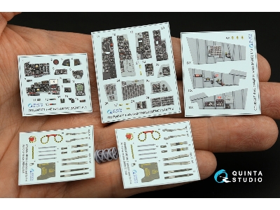 Mcdonnell Douglas F-4 E Late (With Dmas) - Interior 3d Decal With 3d-printed Resin Parts (For Meng Kits) - zdjęcie 3