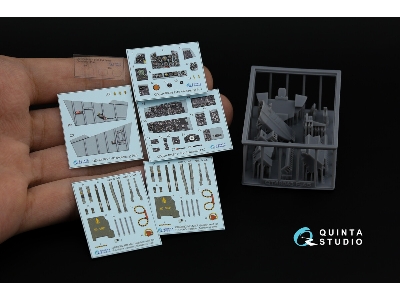 F-4 B Phantom Ii - Interior 3d Decal (With 3d-printed Resin Parts) (For Academy) - zdjęcie 17