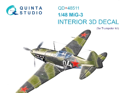 Mig-3 Interior - Interior 3d Decal With 3d-printed Resin Parts (For Trumepter Kits) - zdjęcie 2