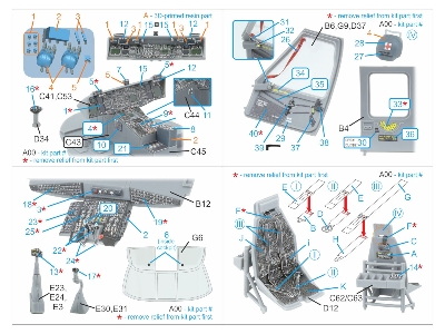 Sikorsky Mh-60 L Blackhawk - 3d-printed & Coloured Interior On Decal Paper With 3d-printed Resin Parts (For Icm Kits) - zdjęcie