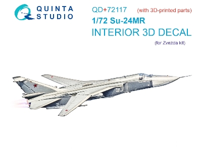 Sukhoi Su-24 Mr - Interior 3d Decal With 3d-printed Resin Parts (For Zvezda Kits) - zdjęcie 2