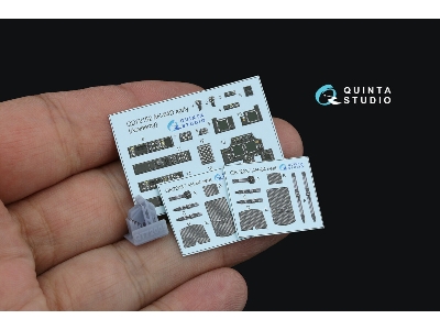 Ah-64 D Apache Early - Interior 3d Decal With 3d-printed Resin Parts (For Academy Kits) - zdjęcie 3