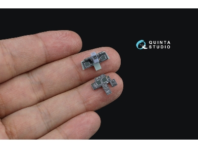Ah-64 D Apache Early - Interior 3d Decal With 3d-printed Resin Parts (For Academy Kits) - zdjęcie 11