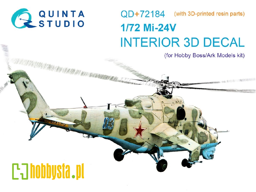 Mil Mi-24v - 3d-printed & Coloured Interior On Decal Paper With 3d-printed Resin Parts (For Hobby Boss / Ark Models Kits) - zdjÄ Mil Mi-24v - 3d-printed & Coloured Interior On Decal Paper With 3d-printed Resin Parts (For Hobby Boss / Ark Models Kits) - zdjÄ