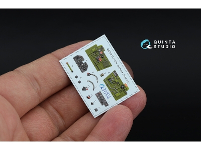 Cutiss P-40 N Warhawk -3d-printed & Coloured Interior On Decal Paper With 3d-printed Resin Parts (For Academy Kits) - zdjęcie 3