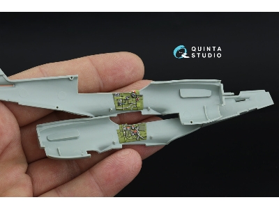 Cutiss P-40 N Warhawk -3d-printed & Coloured Interior On Decal Paper With 3d-printed Resin Parts (For Academy Kits) - zdjęcie 6