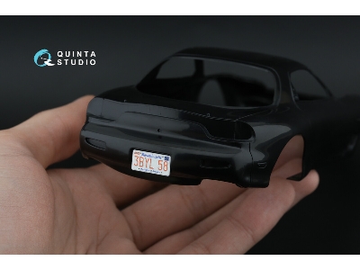 Mazda Rx-7 Fd - 3d-printed & Coloured Interior On Decal Paper With Metal Sticker Parts (For Tamiya Kits) - zdjęcie 5