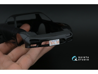 Mazda Rx-7 Fd - 3d-printed & Coloured Interior On Decal Paper With Metal Sticker Parts (For Tamiya Kits) - zdjęcie 6