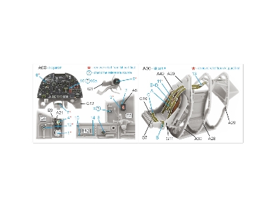 Supermarine Spitfire Mk.V - 3d-printed & Coloured Interior On Decal Paper (For Kotare Kits) - zdjęcie 2